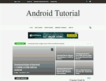 Tablet Screenshot of androidtutorial.net